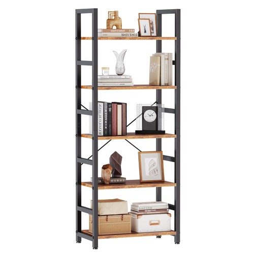 5tier bookshelf modern tall - bookshelf,