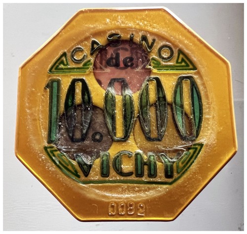 Vintage 10000 poker chip - vintage,