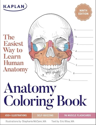 Kaplan anatomy coloring book - kaplan,