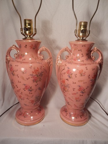 Matched trophy urn table - pr.,