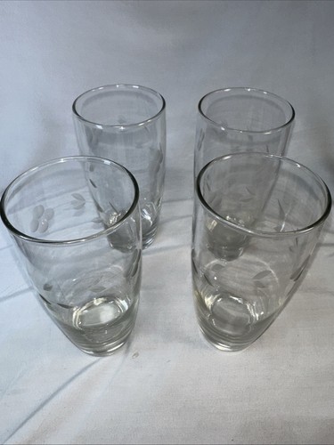 Vintage set etched - set,