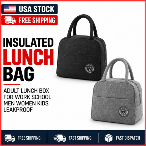 Insulated lunch bag adult - lunch,