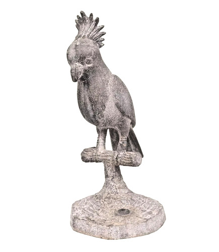 Rustic bird sculpture - rustic,