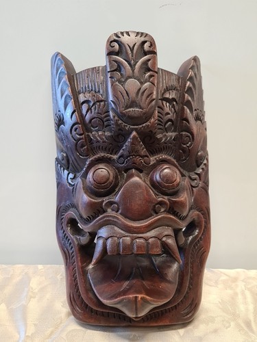 Balinese barong dark solid - balinese,