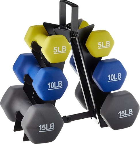 Neoprene dumbbell hand weights - neoprene,