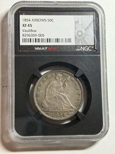 1854 arrows seated liberty - 1854,