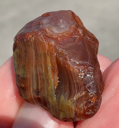 Lake superior agate - lake, top