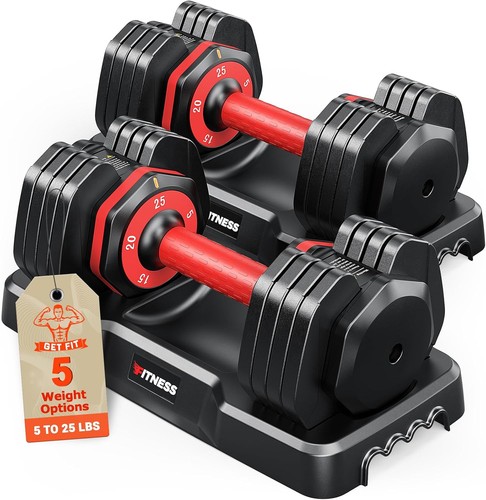 Lbs adjustable dumbbells - 25,