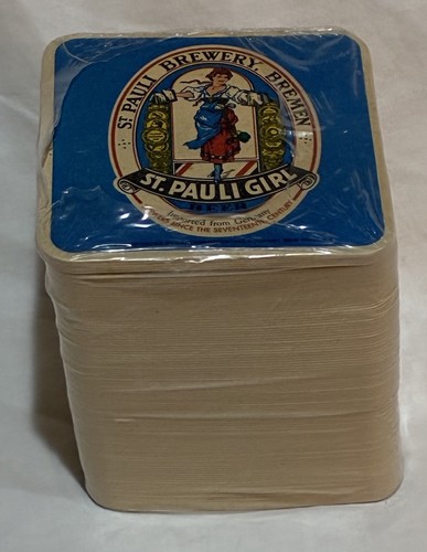 Pauli girl beer coasters - girl,