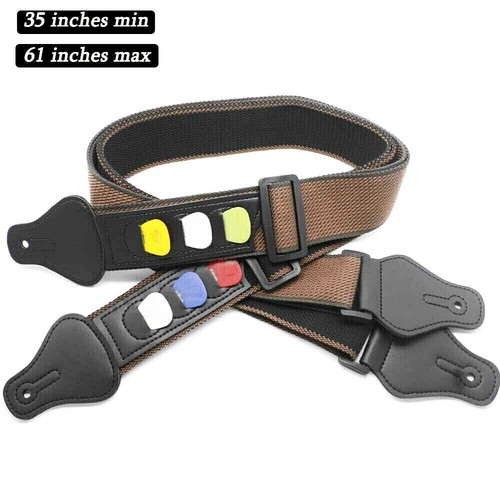 Adjustable soft guitar strap - adjustable,