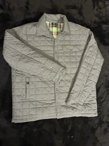 Monster energy grey quilted - monster,