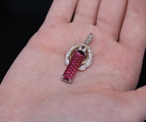 70ct rubellite tourmaline - 7.70ct,
