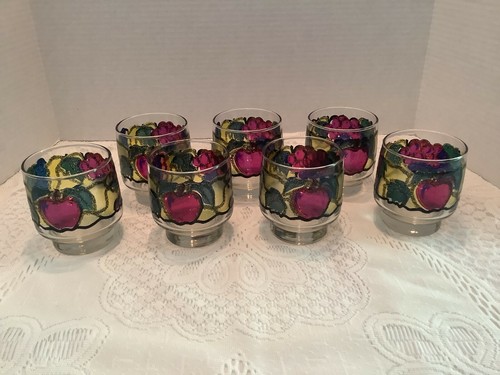 Vintage libbey stained glass - vintage,