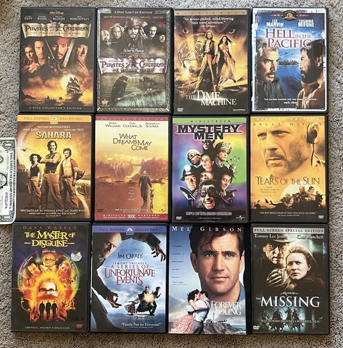 Dvd lot pirates of the - 12, dvd’s