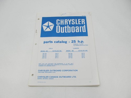 Ob2294 outboard parts catalog - ob2294,