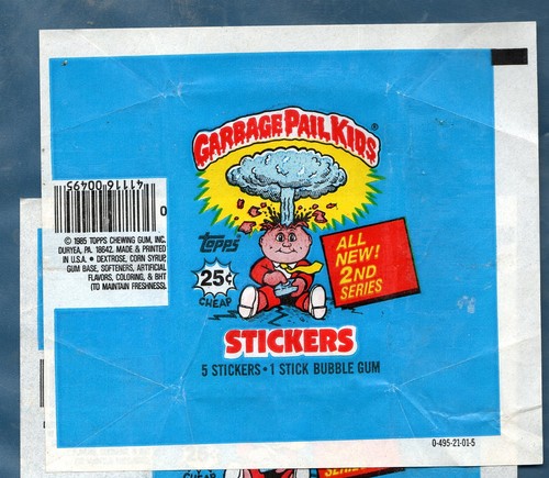 1986 topps garbage pail - topps,