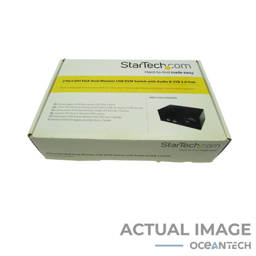 New open box startech - 2, port