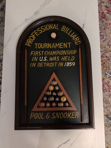Billiards snooker bistro sign - billiards,