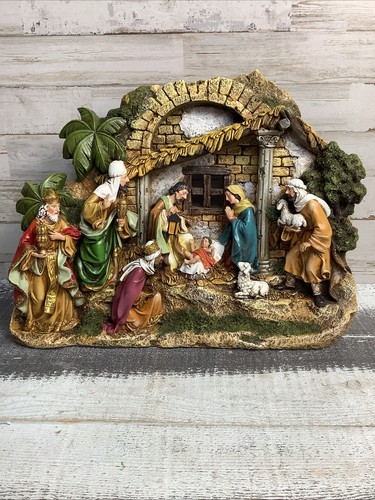 Nativity set with - set, stable