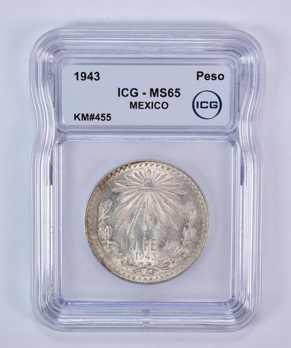 1943 mexico peso - m,