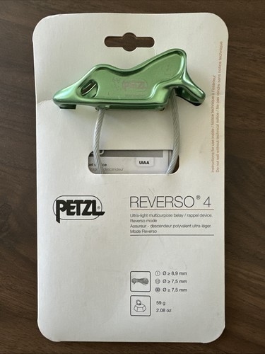 New petzl reverso belay - new,