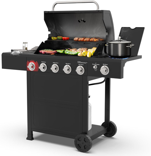 High performance burner - high-performance, 5-burner