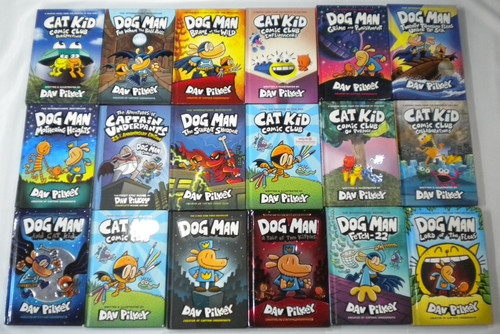 Lot dav pilkey dog man - lot,