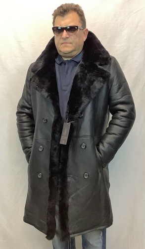 Black 100 real sheepskin - real,