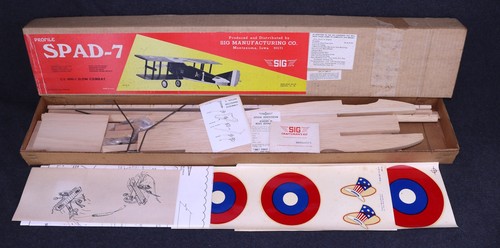 Plane sig spad - spad-7, balsa