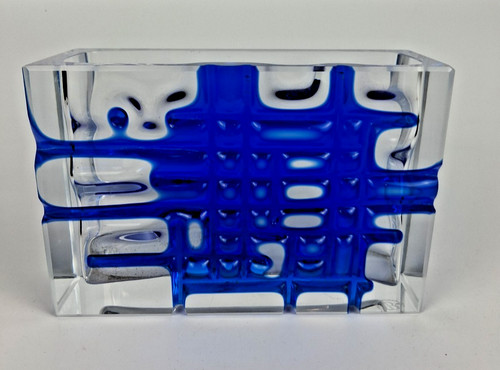 Vintage glass vase ladislav - glass,