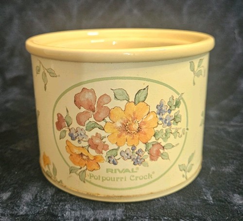 Vtg rival potpourri crock - crock, 3206