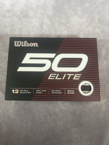 New wilson elite golf - elite, balls