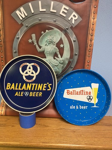 Ballantine beer tray lot sign - lot,