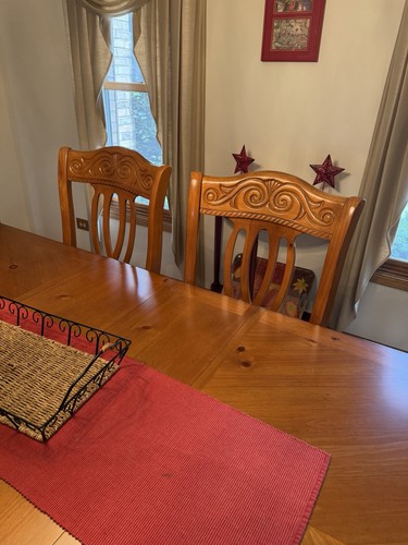 Beautiful brown wood dining - beautiful,
