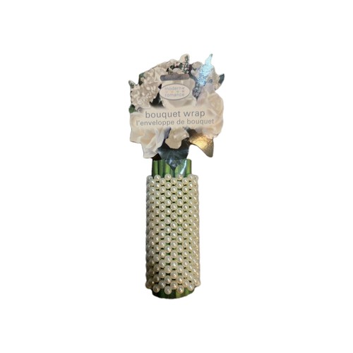 Faux pearl flower - faux,