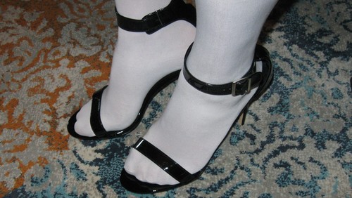 Pleaser black patent - patent, heels