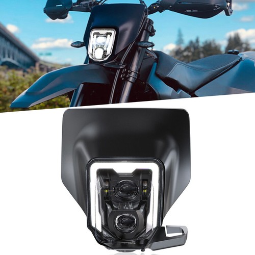 Led headlight black bezel - led,
