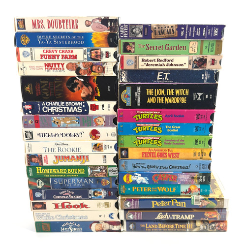 Vhs tape lot bulk - tape,