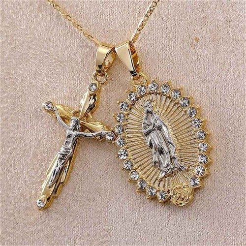 Women men crucifix jesus - women,
