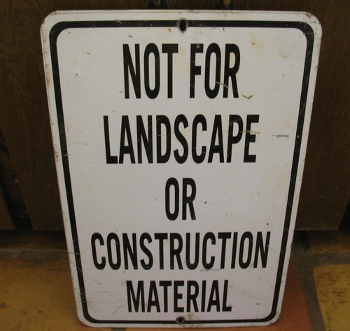H17 not for - landscape, or