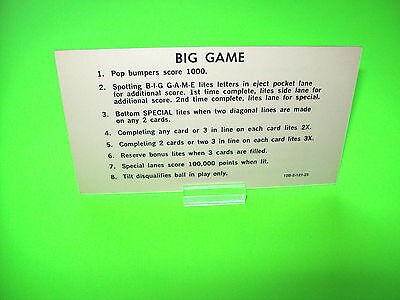 Stern big game - game, original