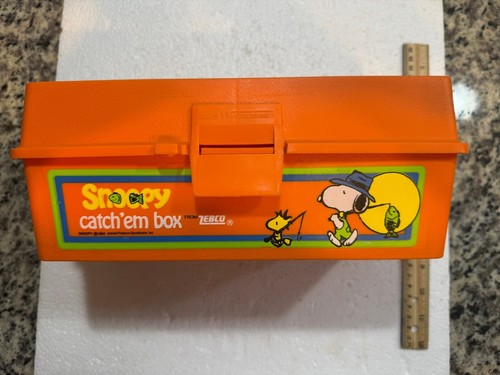 1958 snoopy zebco kids orange - 1958,