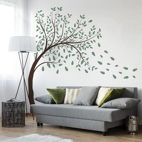 Sheets green tree wall - 4,