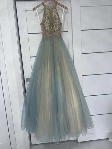 Bluegold beaded embroidered - beaded,