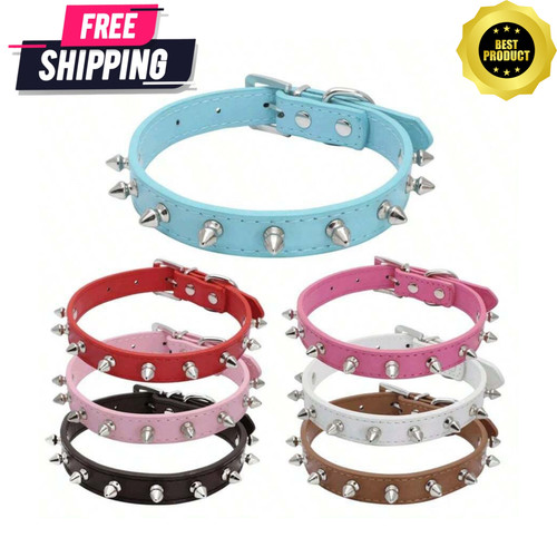 Dog cats spiked collar - cats,