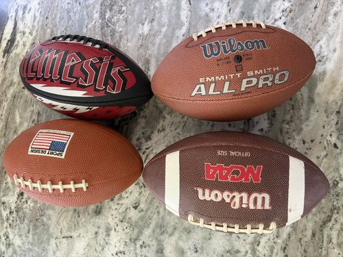 Vtg football lot - football, red