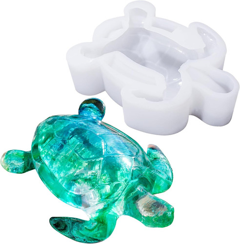 Turtle shape resin - resin, 3d