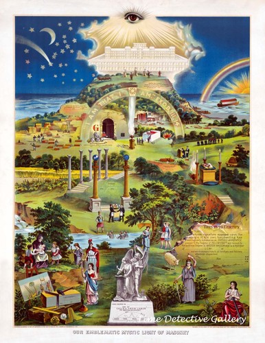 1914 mystic light masonry - "mystic, masonry"