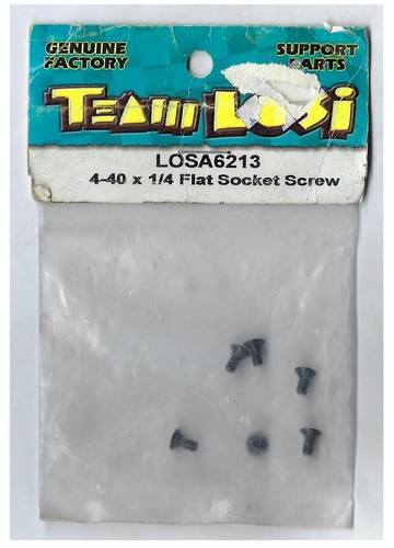 Hardware losi 6213 - hardware, 4-40x1/4