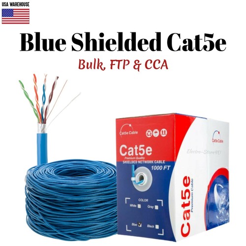 Shielded 1000ft cat5e cable - shielded,